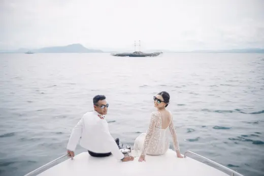 Pre-Wedding Nina & Jo — Sesi di atas kapal