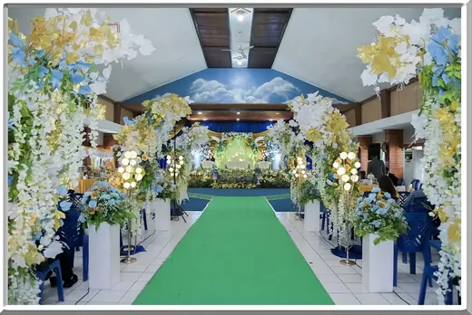 The Wedding of Fernando & Regin — Suasana venue resepsi